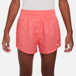 Nike Dri-Fit One High-Waisted Woven Logo Print Shorts