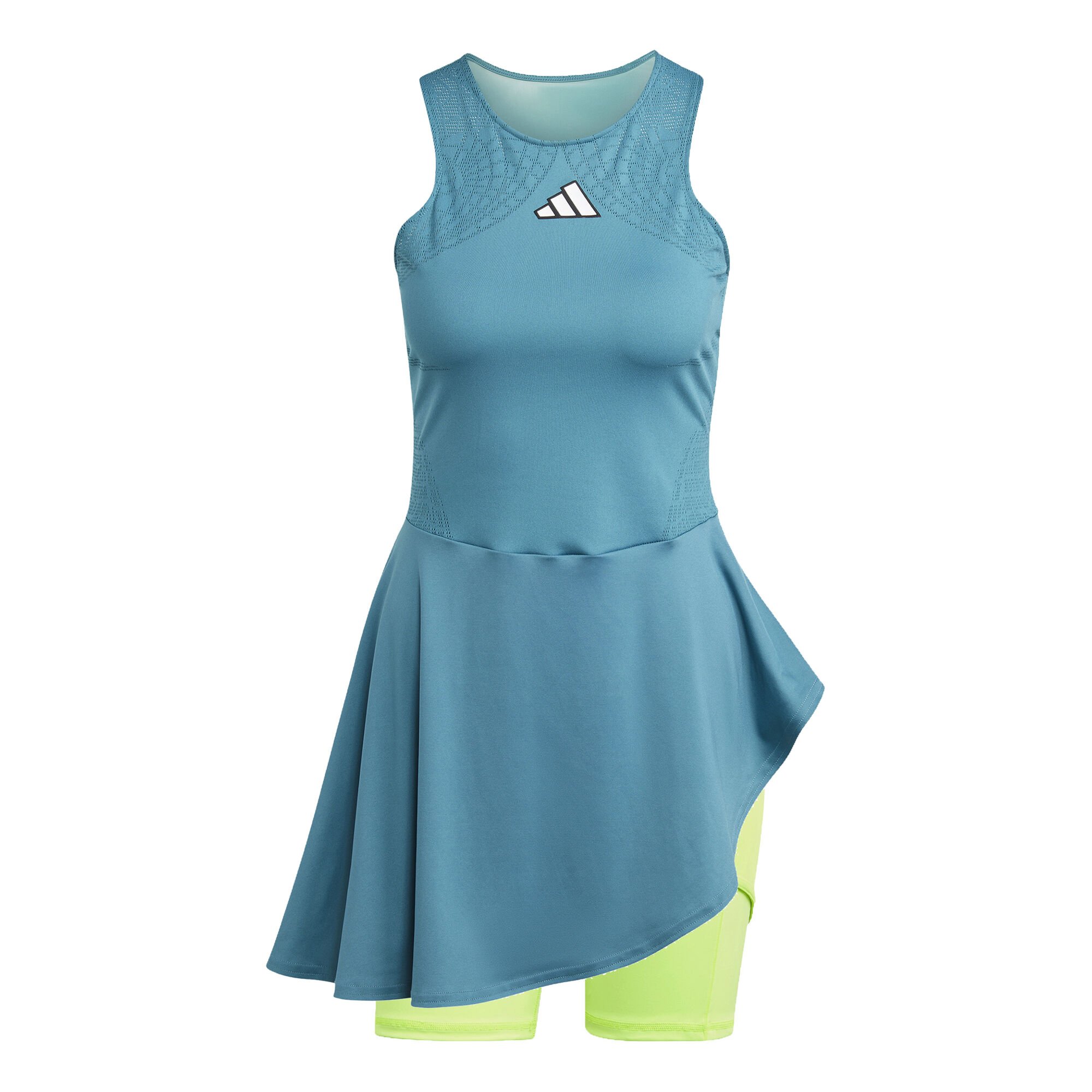regnskyl luft Sovesal adidas Pro Kjole Damer - Petrol, Lime køb online | Tennis-Point